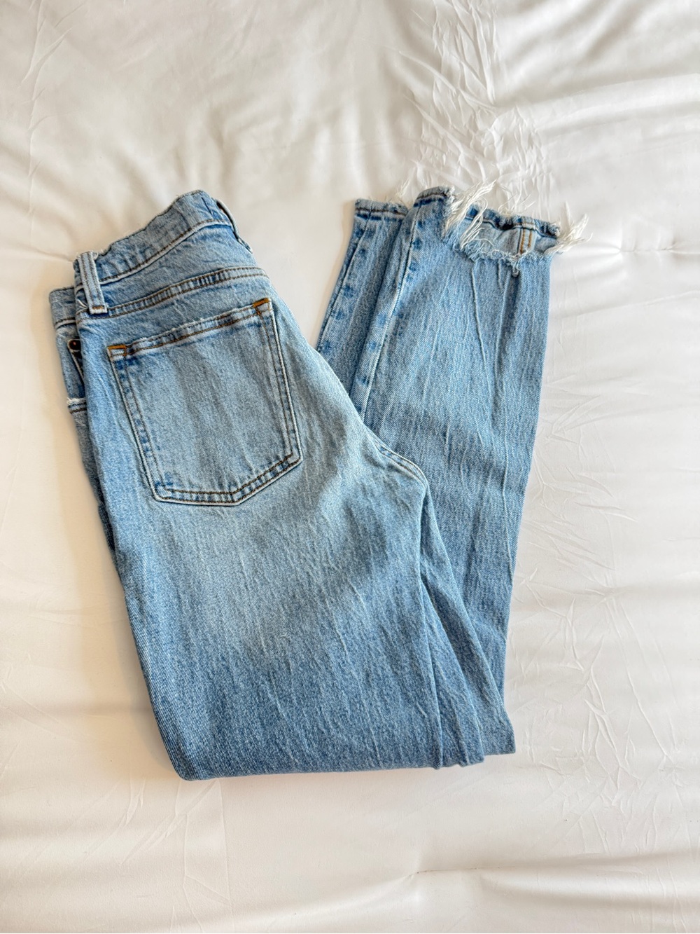 Abercrombie & Fitch Light Blue Straight Leg Jeans